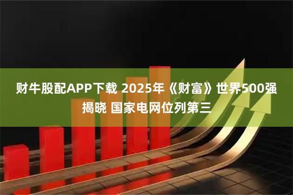 财牛股配APP下载 2025年《财富》世界500强揭晓 国家电网位列第三